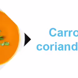 Carrot and coriander soup