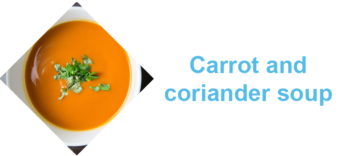 Carrot and coriander soup