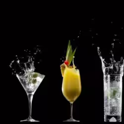 Hot cross bun martini